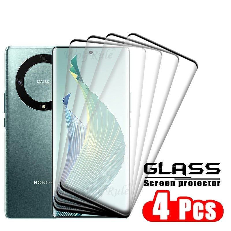 1/2/3/4 Uds para Honor Magic 5 Lite Glass Honor Magic 5 Lite vidrio templado 9H HD Protector de pantalla curvo completo Huawei Honor Magic 5 Lite