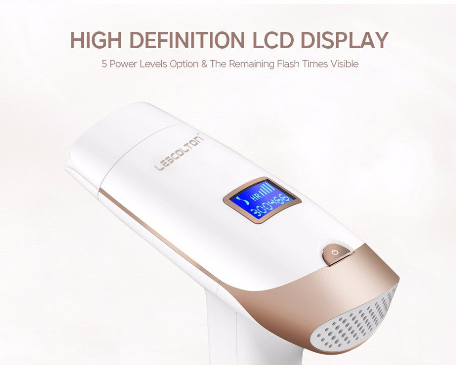 Lescolton-Depiladora láser IPL, máquina de depilación 1300000 pulsos, con pantalla LCD, T009i, permanente, cortadora de vello para bikini, depilador eléctrico