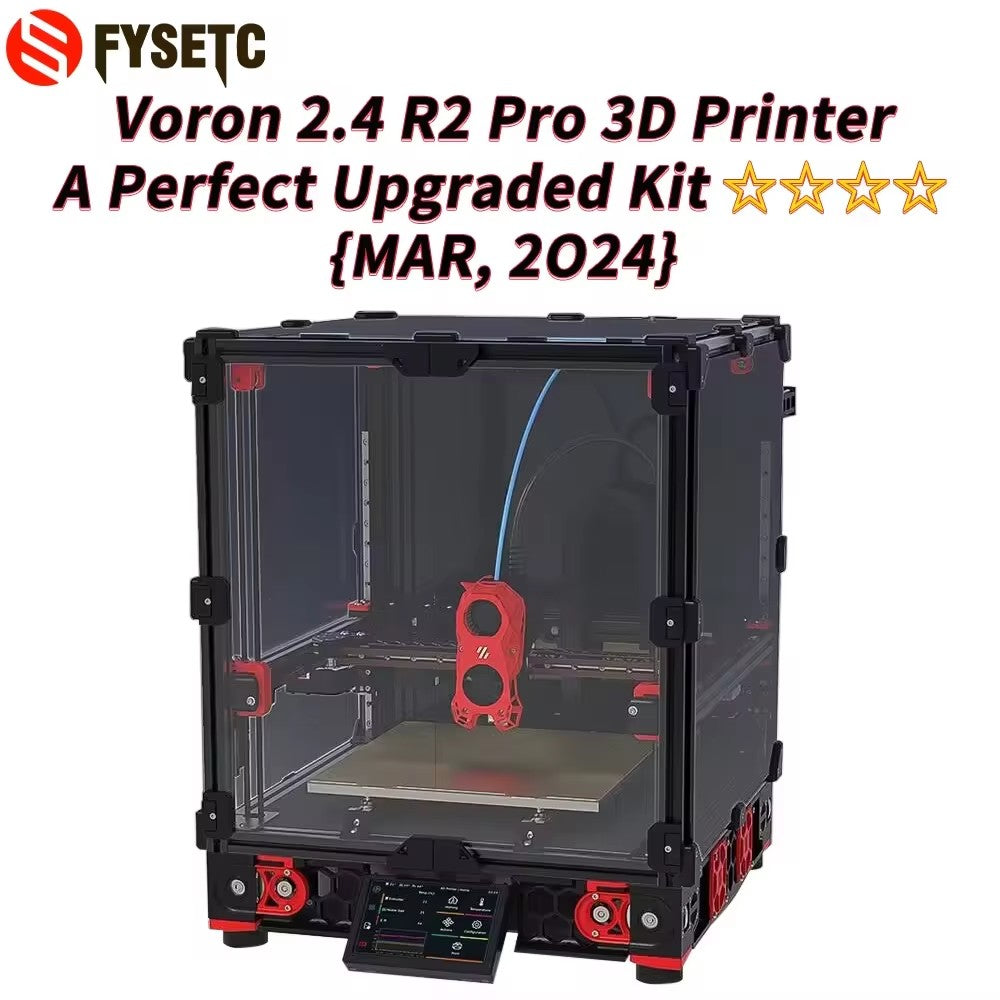 Voron 2,4 R2 Pro, piezas de impresora 3D, impresión de alta velocidad, pantalla HDMI5, extrusora Stealburner de grifo CNC, última versión
