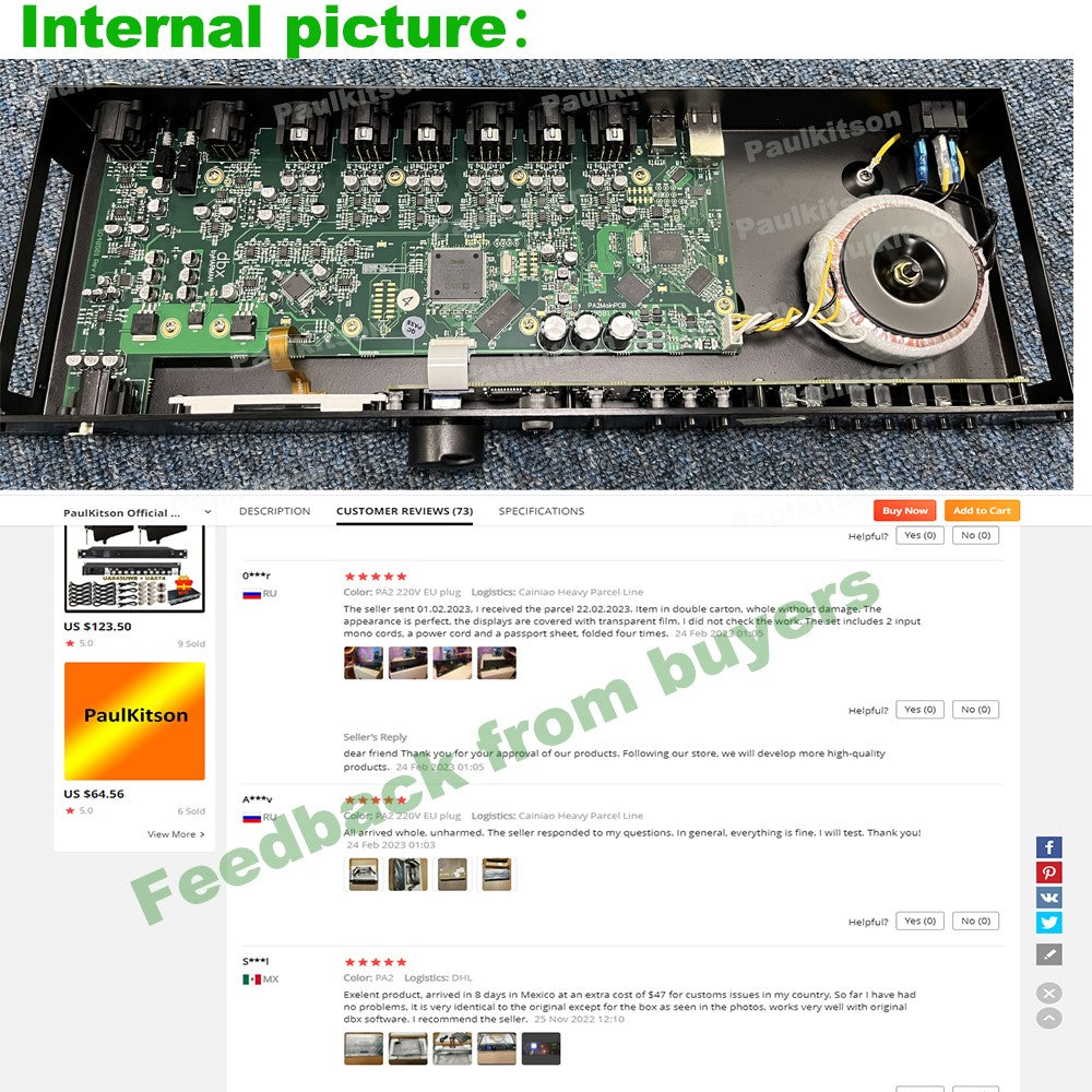 Sistema de Gestión de altavoces 2 en 6, procesador Digital DriveRack PA2 DSP, si
