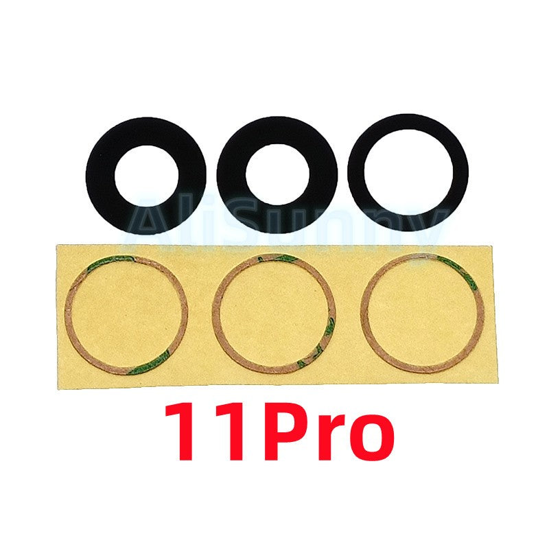 AliSunny-Conjunto de 50 lentes de cámara trasera para iPhone, cubierta de cristal, piezas de anillo, para modelos 13, 14, 7, 8 Plus, X, XS, Max, XR, 11, 12 y 15pro Max