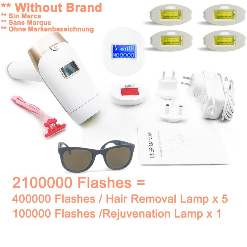 Lescolton-depiladora láser T009i para el hogar, máquina de depilación permanente IPL con 1000000 Flashes, pantalla LCD, recortadora de Bikini eléctrica