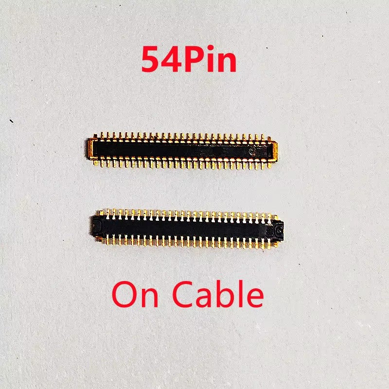 10 Uds pantalla LCD conector flexible FPC para Motorola Moto G10 XT2127 G20 XT2128 G30 XT2129 G22 E20 enchufe a bordo 54pin