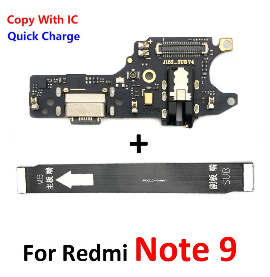 Para Xiaomi Redmi Note 7 8 8T 9 9S 10 10S 12 Pro 4G 5G conector Dock cargador Micro USB puerto de carga placa base Cable flexible principal