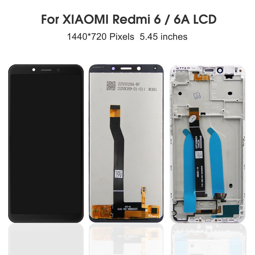 OEM para Xiaomi Redmi 6A 5,45 ''para Redmi 6 M1804C3CG M1804C3CH pantalla LCD reemplazo del ensamblaje del digitalizador de pantalla táctil