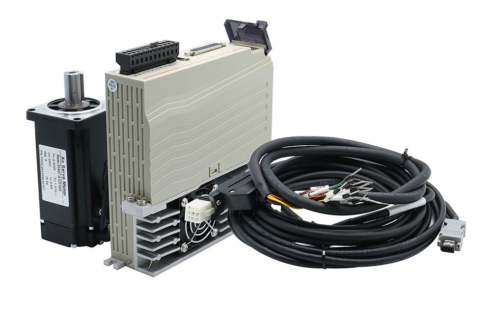 Servomotor absoluto de 17 bits 1kw 750w con brida RS485 80 AC 110v 220V servocontrolador Servo magnético de alta precisión 3000-6000RPM