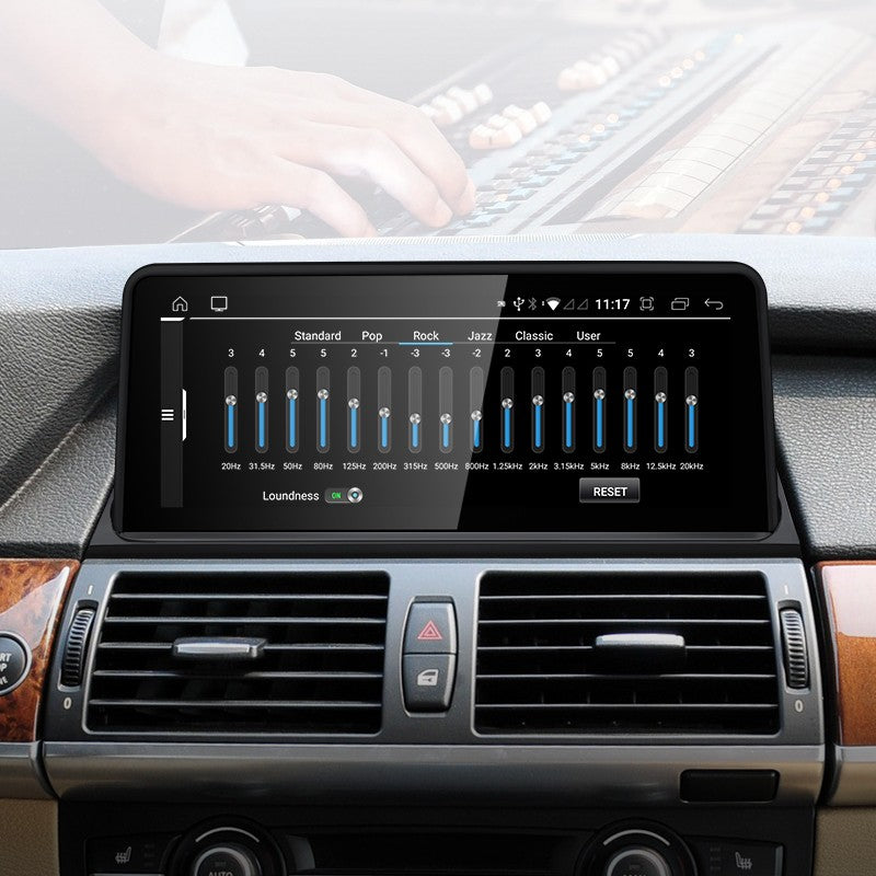 STWEI 2024 nuevo ID6 ID7 ID8 UI 10,25inc sistema Android inalámbrico Carplay AUTO para BMW X5 E70 X6 E71 reproductores de vídeo de coche GPS Navi
