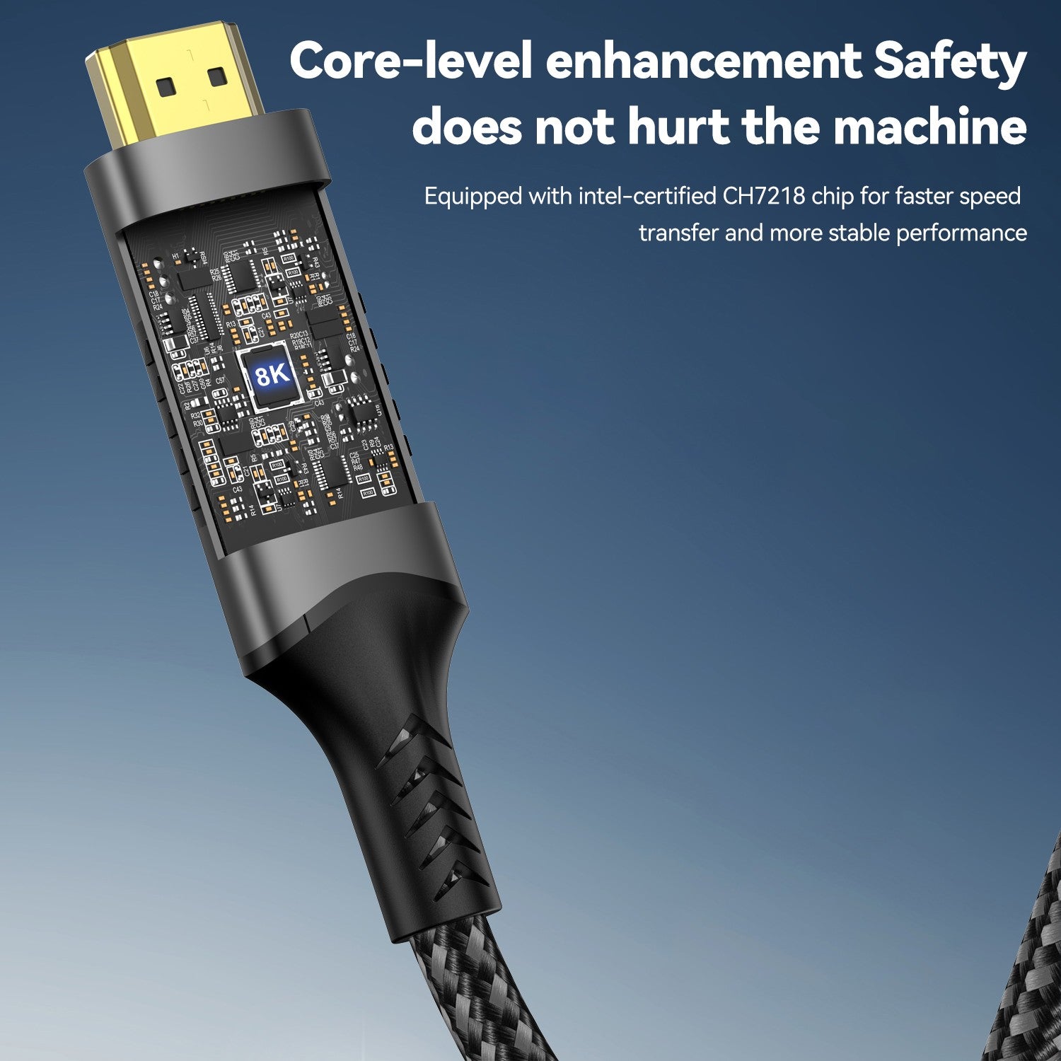 Adaptador de Cable USB C a HDMI 2.1 de 8K, Cable Tipo C a HDMI de 8K60Hz para Thunderbolt 3, Compatible con MacBook Pro, iPad Pro, Laptop