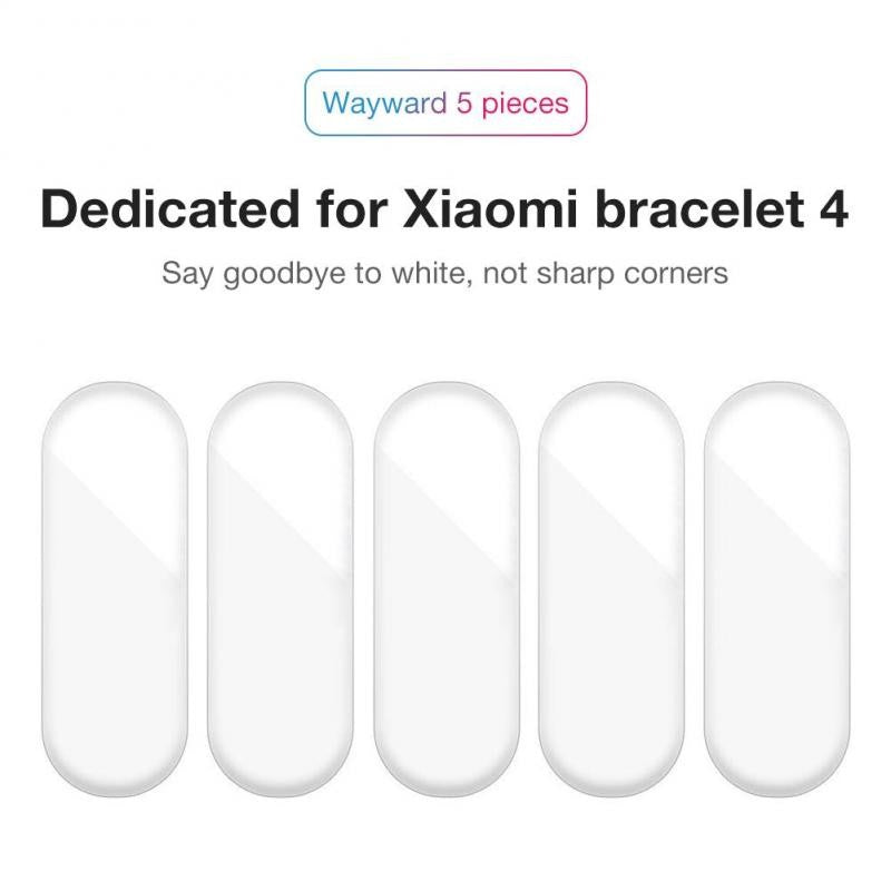 Película de hidrogel para Xiaomi Mi Band 8, Protector de pantalla en Xiomi Mi band 8 7 Pro 6 5 4 3, películas protectoras suaves, no de vidrio, 5 uds.