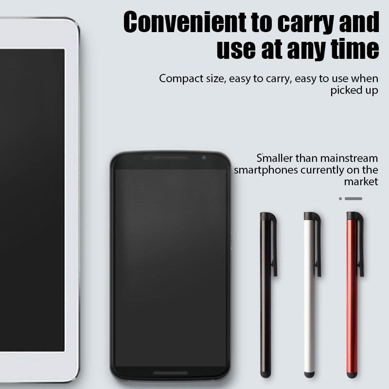 Lápiz óptico Universal de capacitancia, accesorios de pantalla táctil para teléfono móvil, bolígrafo capacitivo de Metal para tableta para Xiaomi y Iphone, 10 Uds.