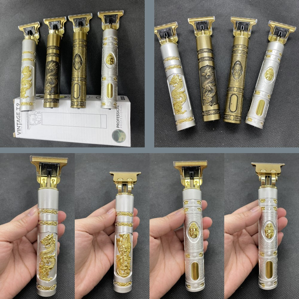 Cortadora de pelo eléctrica, cortadora profesional, cortadora de pelo USB Vintage de alta potencia, cortadora para Barba inalámbrica, peluquero