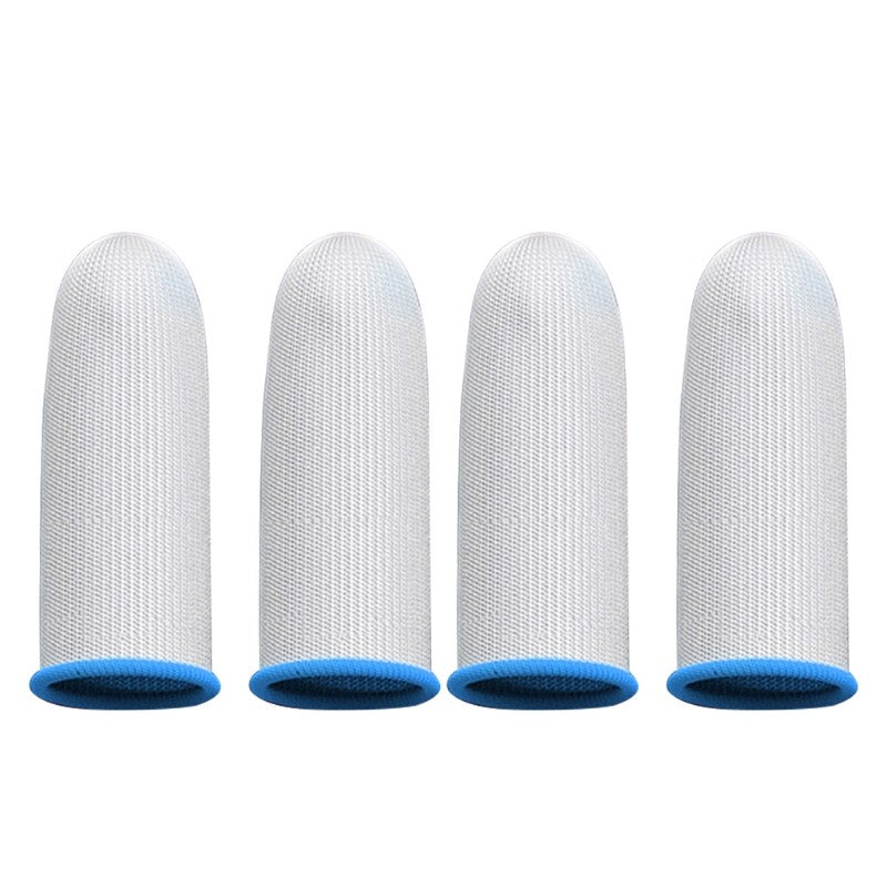 Guantes de dedo a prueba de sudor para juegos de teléfono, funda antideslizante para los dedos, para PUBG, pantalla táctil, acceso práctico, 2 uds.