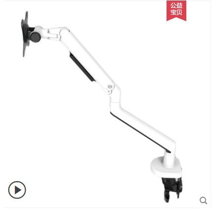 Soporte de Monitor de escritorio V8 de aluminio, brazo de resorte mecánico, elevación libre, movimiento completo, soporte de Monitor de TV, carga de 11kg, 17-38"