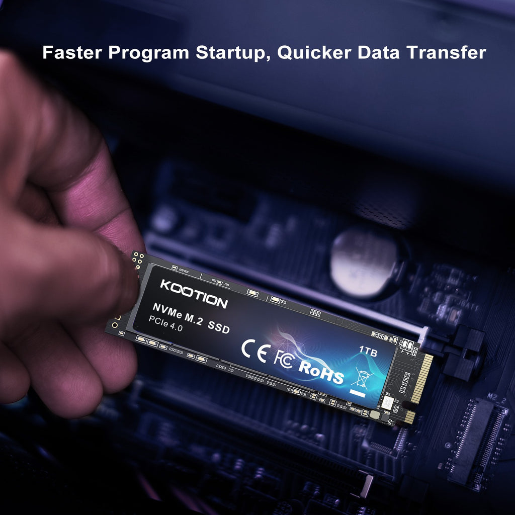 KOOTION X16 SSD Nvme M2 512GB 1TB 2TB Gen4 Nvme SSD disco duro M.2 2280 PCIe 4,0x4 unidad interna de estado sólido para ordenador portátil de escritorio