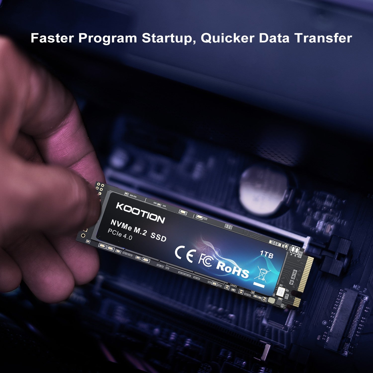 KOOTION X16 SSD Nvme M2 512GB 1TB 2TB Gen4 Nvme SSD disco duro M.2 2280 PCIe 4,0x4 unidad interna de estado sólido para ordenador portátil de escritorio