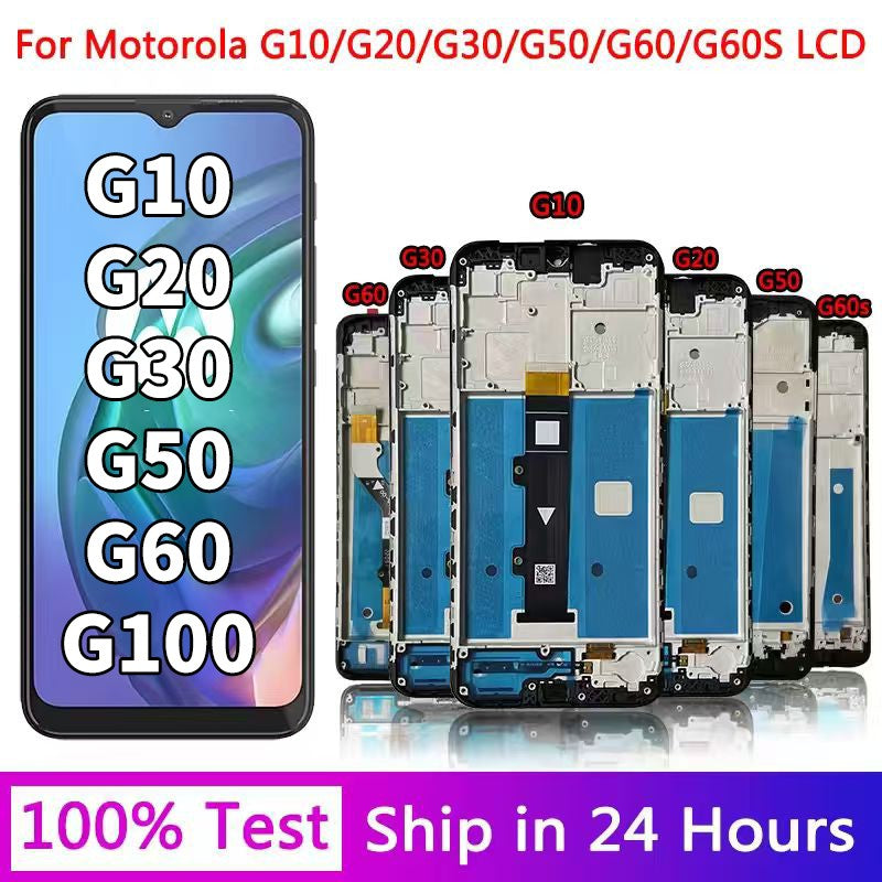 Pantalla OEM Serie G para Motorola Moto G10 G20 G30 G50 5G G60 G60S G100, Pantalla LCD Táctil Digitalizadora de Repuesto