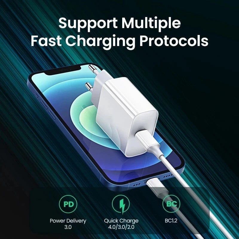 Cargador rápido PD de 35W para iPhone 11, 12, 13, 14, 15 Pro Max, Cable de carga rápida para iPhone 15 Plus, Cable de datos USB tipo C