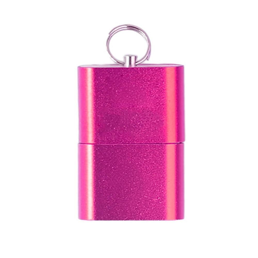 Mini adaptador de lector de tarjetas de memoria, aleación de aluminio, ultrafino, 480 Mbps, USB 2,0 T Flash, TF, Micro SD