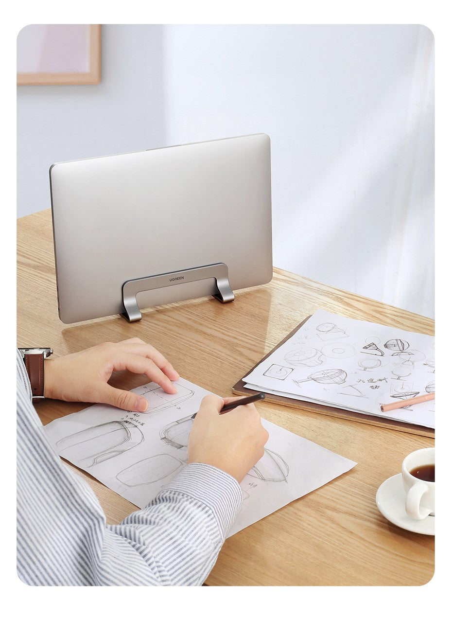 Soporte Vertical para ordenador portátil UGREEN para MacBook Air Pro, soporte plegable de aluminio para portátil, soporte para tableta MacBook Pro