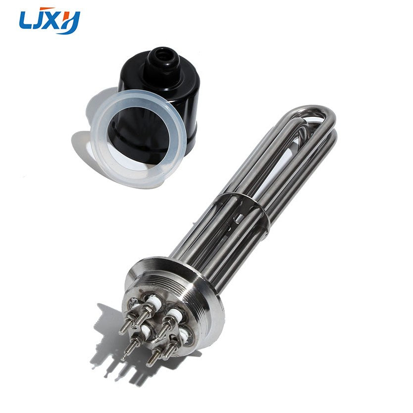 LJXH-elemento calefactor eléctrico Tubular, abrazadera triple para calentador de agua/Caldera, 2 pulgadas (63mm)