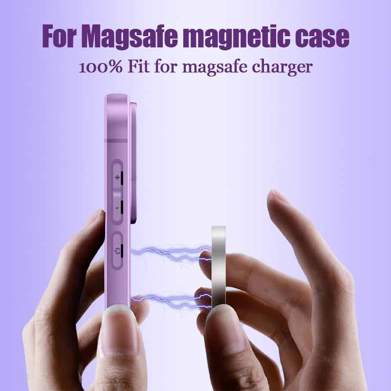 Funda magnética de silicona líquida para Samsung Galaxy S25 S24 S23 Ultra S25 Plus S23 S24 S25 FE S22, funda de carga inalámbrica Magsafe