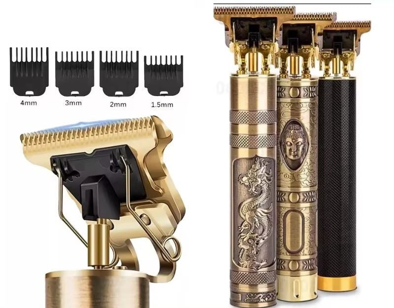 Máquina De Cortar pelo Para Barba Masculina, Aparador profesional, acabado Sem Fio Portátil