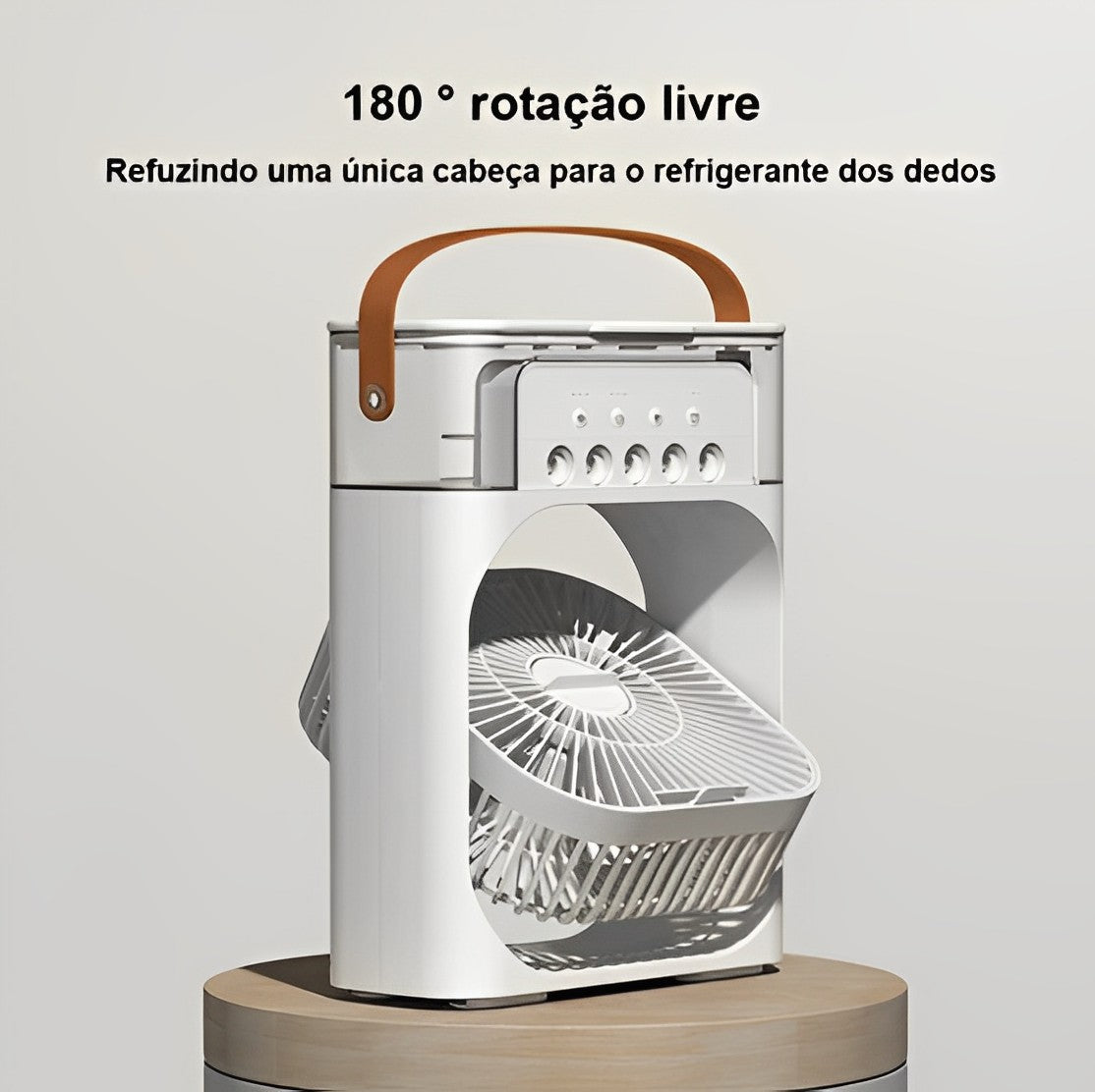 Humidificador portátil del ventilador del refrigerador de aire con el depósito de agua llevado tipo C USB LED - Neverdie Store