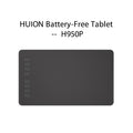 HUION-Tabletas gráficas ultraligeras H640P H950P, Tablet Digital con bolígrafo de dibujo, Stylus sin batería, para PC, teléfono Android mesa digitalizadora huion