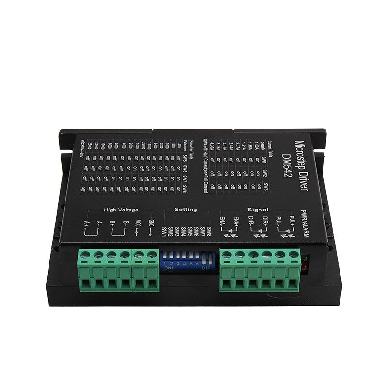 1 Uds DM542 controlador de accionamiento Leadshine controlador de Motor paso a paso Digital bifásico 20-50 VDC máx. 4.2A para motor serie 57