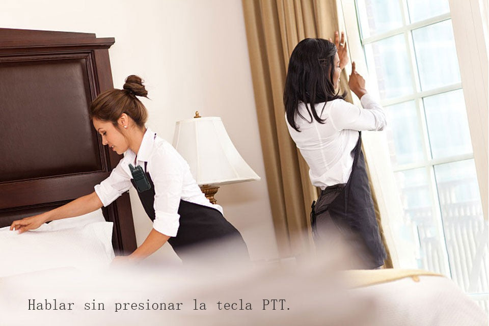 Retevis RT622 Mini Walkie Talkie 2 unidades PMR446 Radio portátil bidireccional con PTT Ideal para restaurantes y hoteles