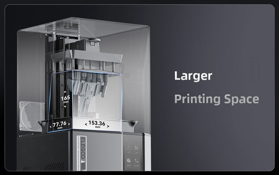 ELEGOO Mars 5 Ultra 9K MSLA Impresora 3D de resina con nivelación automática y cámara inteligente AI, tamaño de impresión de alta velocidad 153,36 × 77,76 × 165 mm