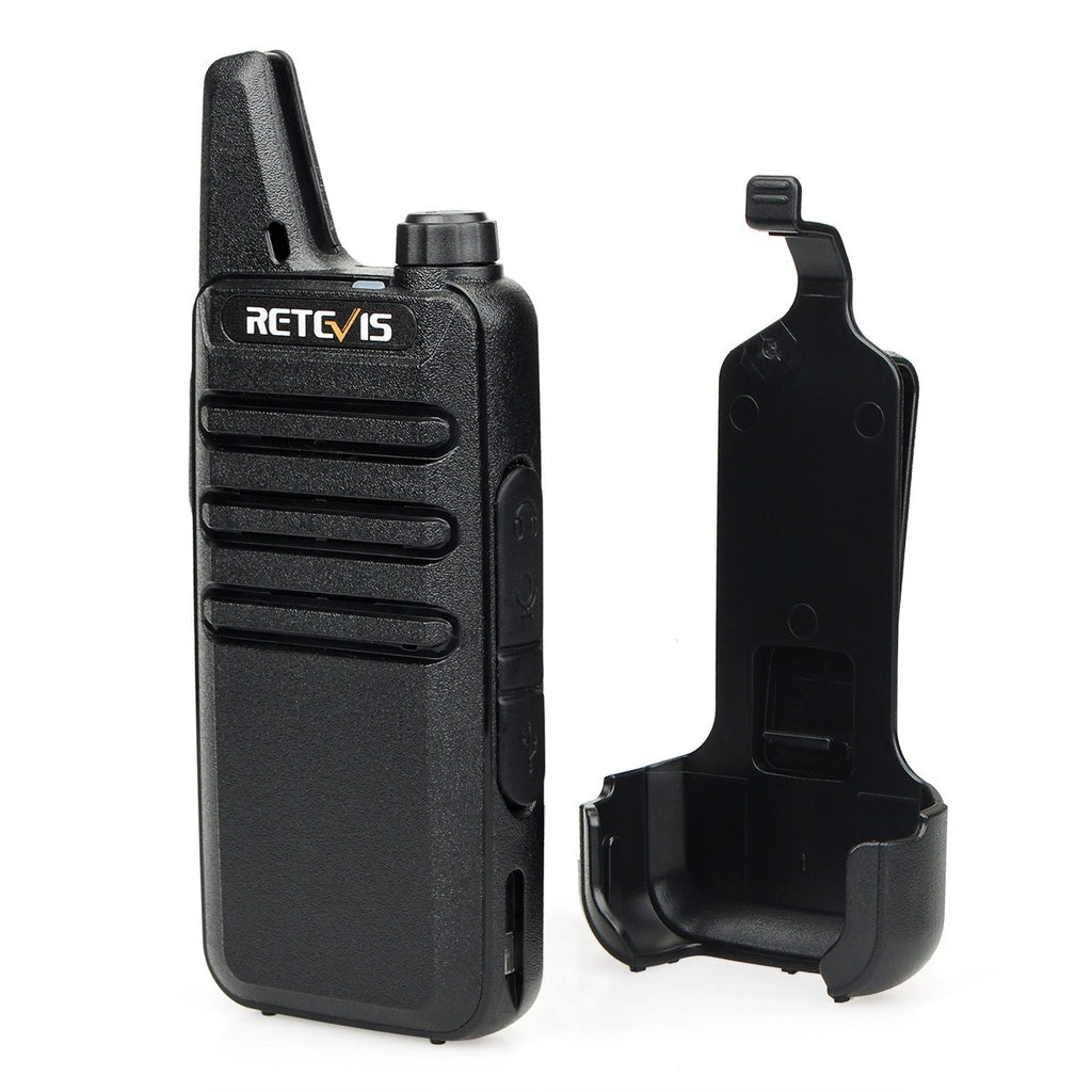 Retevis RT622 Mini Walkie Talkie 2 unidades PMR446 Radio portátil bidireccional con PTT Ideal para restaurantes y hoteles