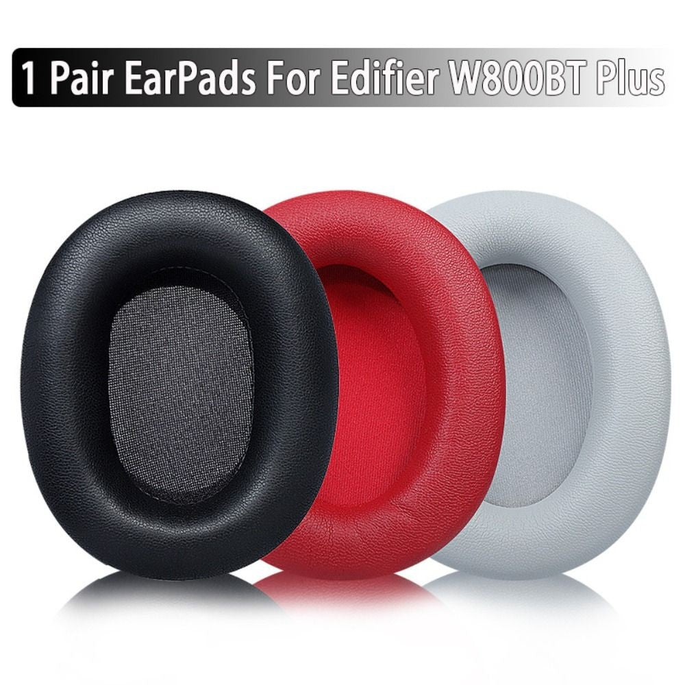 Almohadillas de repuesto para auriculares Edifier W800BT Plus, almohadillas para los oídos, cojín suave, espuma viscoelástica de cuero, funda para auriculares
