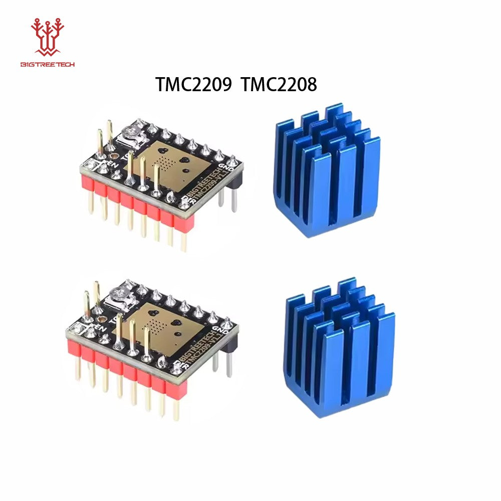 BIGTREETECH controlador de Motor paso a paso TMC2209 V1.3  piezas de impresora 3D TMC2208 para BTT Octopus SKR V1.4 SKR Mini E3 Ender3 V2 Voron 2.4