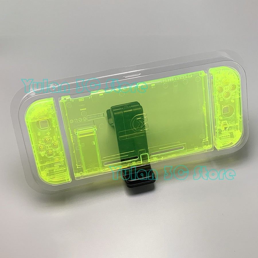 Nuevo NIntend Switch, carcasa de repuesto DIY, funda transparente para consola Nintendo Switch, accesorios de juego Joycon derecho e izquierdo