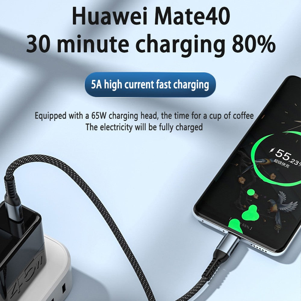 Cable de Carga Ultra Rápida UGOURD PD240W Tipo USB C, Cable Cargador Tipo C de 100W para iPhone 15, Xiaomi, MacBook Pro con Chip E-Marker