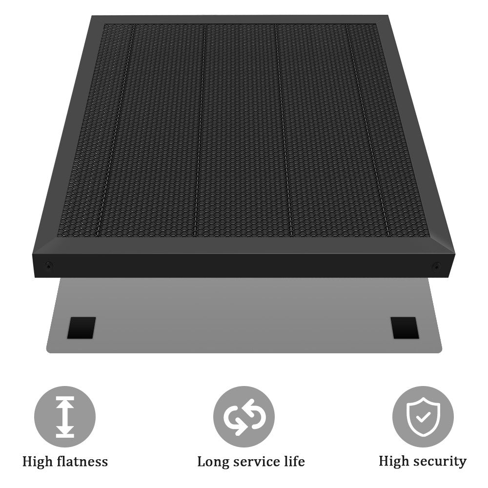 Mesa de trabajo de panal para máquina cortadora de CO2/grabador láser TTS TS2 tablero de panal 400x4 0/430x400mm pieza de equipo láser