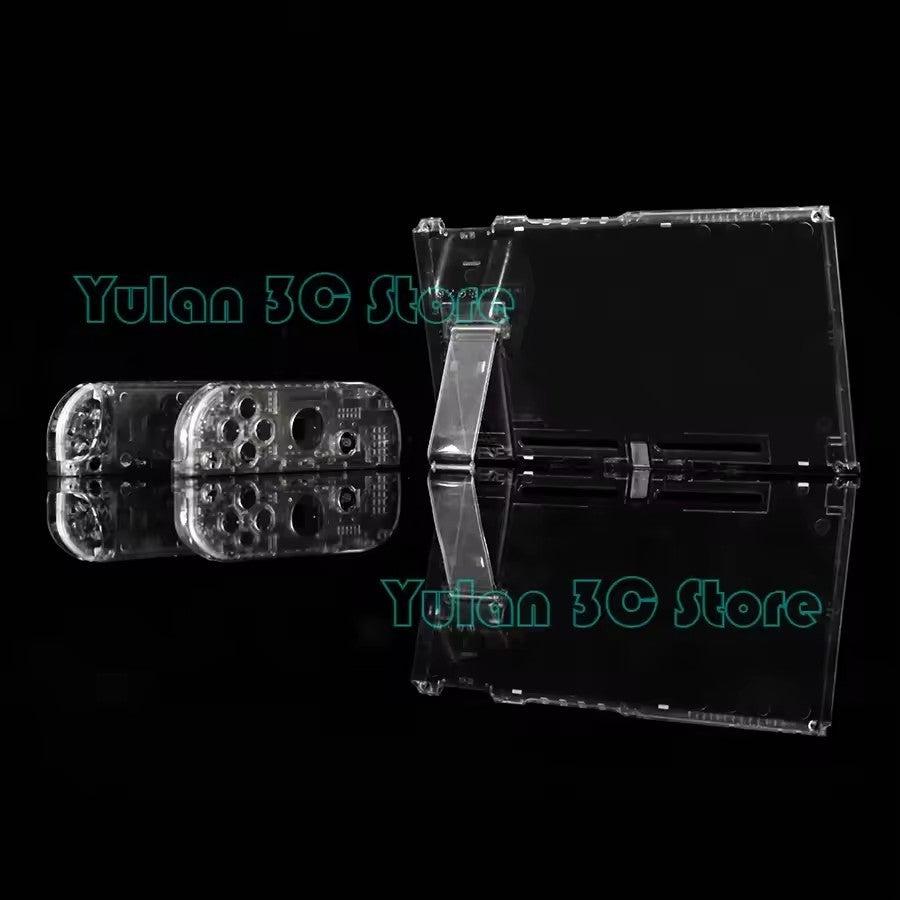 Nuevo NIntend Switch, carcasa de repuesto DIY, funda transparente para consola Nintendo Switch, accesorios de juego Joycon derecho e izquierdo