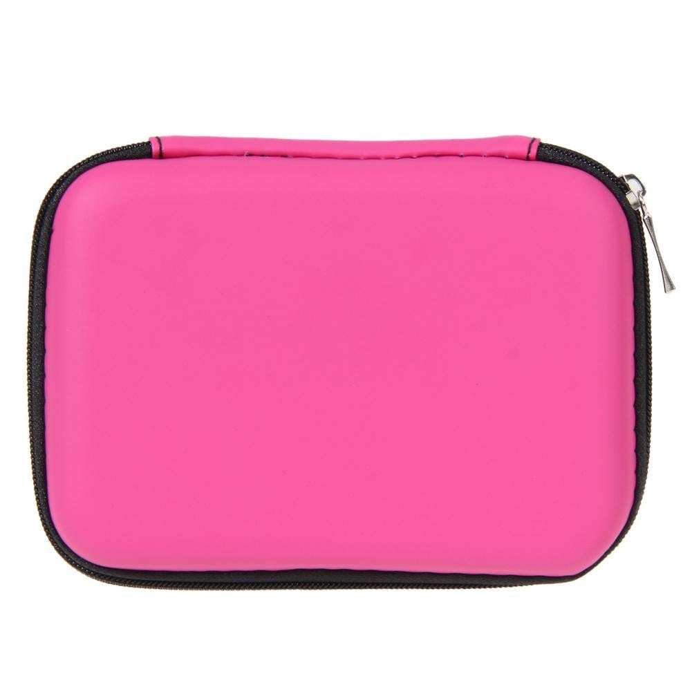 Paquete de disco duro de 2,5 pulgadas, bolsa de auriculares, bolsa de disco HDD de energía móvil, bolsa con cremallera, funda de auriculares, caja de almacenamiento EVA móvil