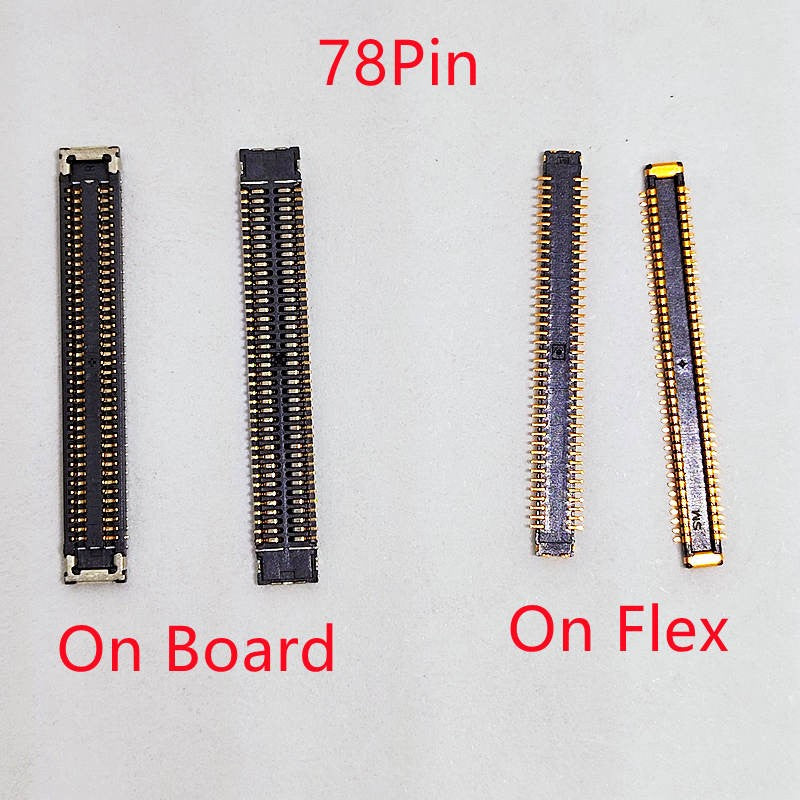 5-20 piezas puerto de carga USB conector FPC de 78 pines para Samsung A31 A315 A41 A415 A51 A515 A71 A715 A716 A70 enchufe a bordo