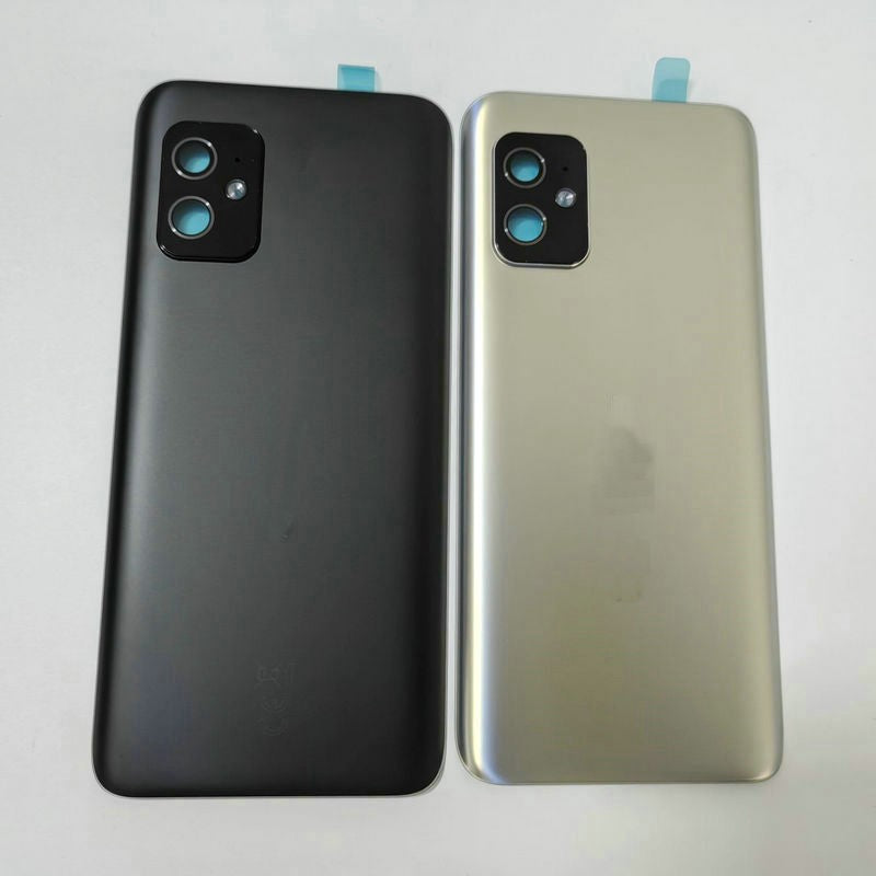 Para Asus Zenfone 8 ZS590KS carcasa de puerta trasera Original cubierta de batería con reemplazo de lente de cámara