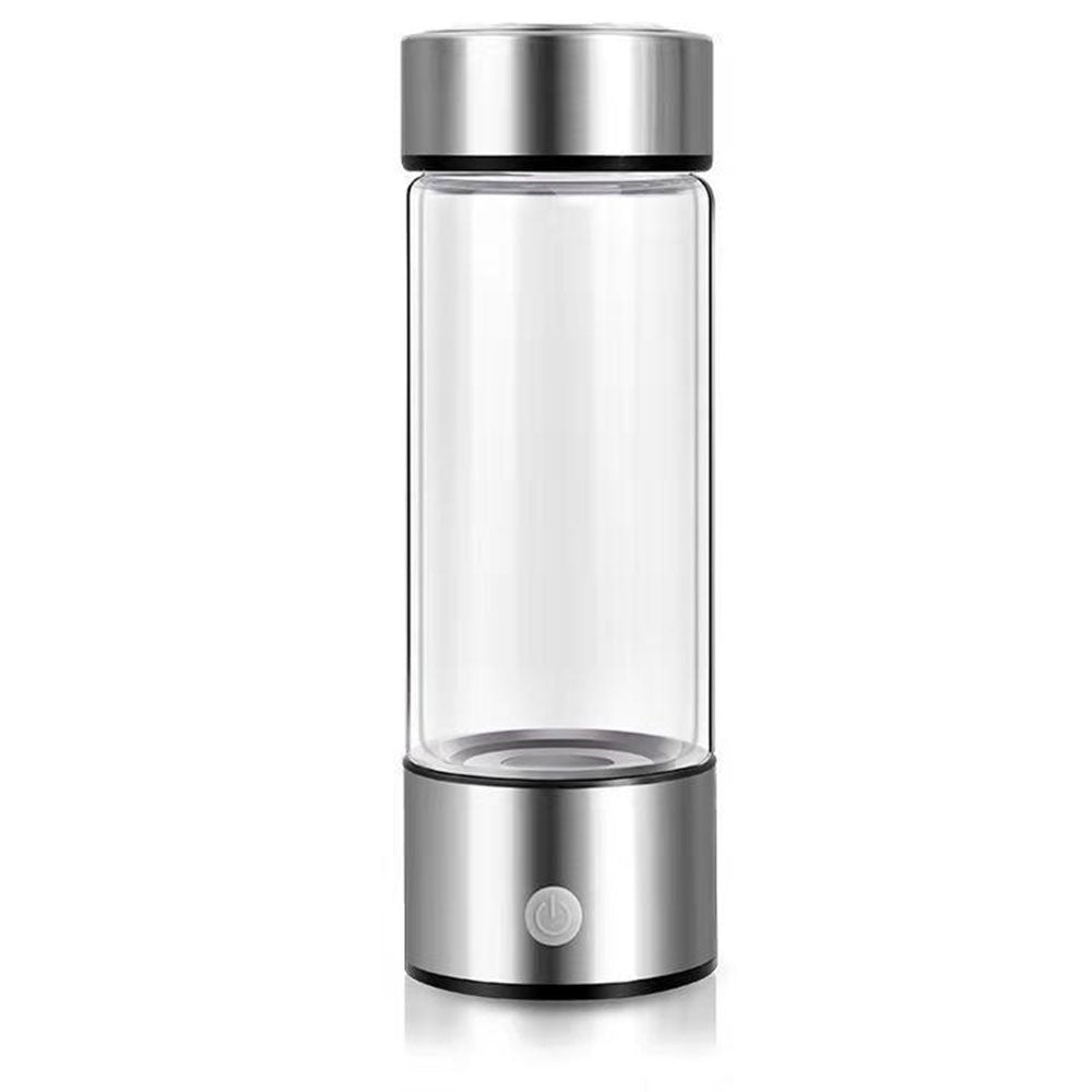 Taza de agua rica en hidrógeno de 420ml, botella eléctrica con generador de agua rico en hidrógeno, filtro de calidad de titanio, ionizador antioxidante portátil