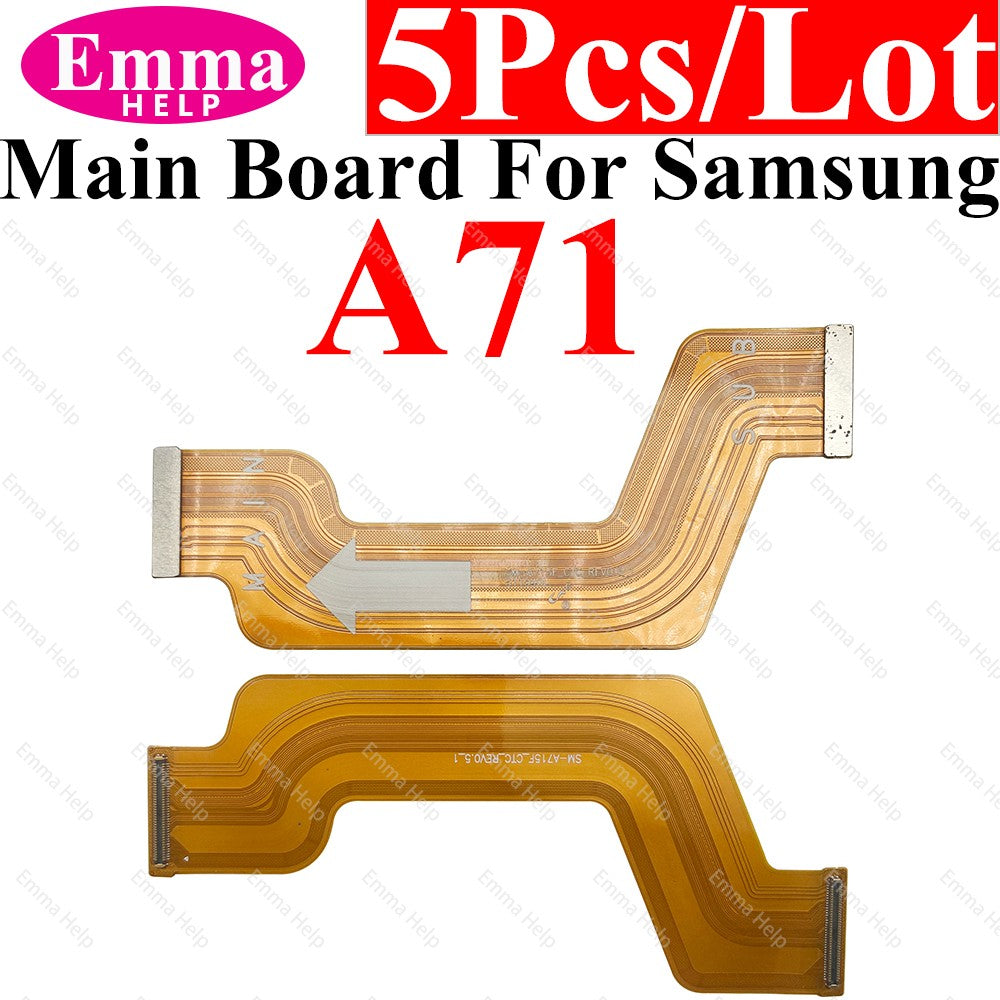 Cable flexible de placa base de 5 uds para M12 M14 M15 M16 para Samsung Galaxy A21S A31 A51 A71 A50 A40 A30 A20S A10 A10S