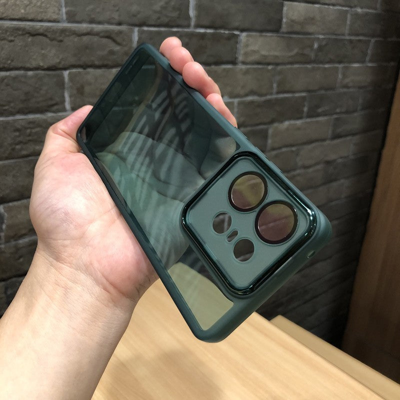 Funda de teléfono con película de lente transparente para MOTO Edge 50Pro Motorola Edge 50 Neo G34 G32 G14 G54 G24 G85 funda trasera de silicona suave