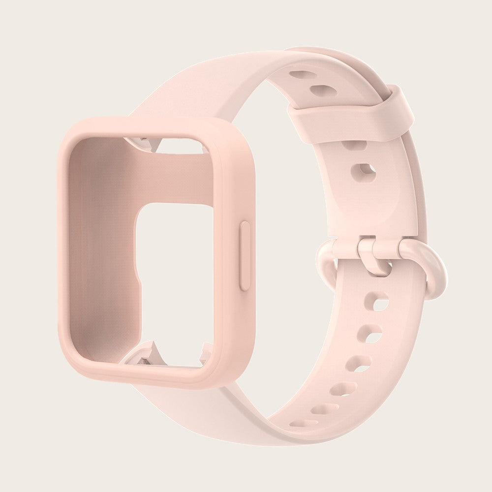 Para Redmi Watch 2 correas de muñeca + funda protectora pulsera 2 en 1 pulsera de silicona correa de reloj para Redmi Watch 2 Lite