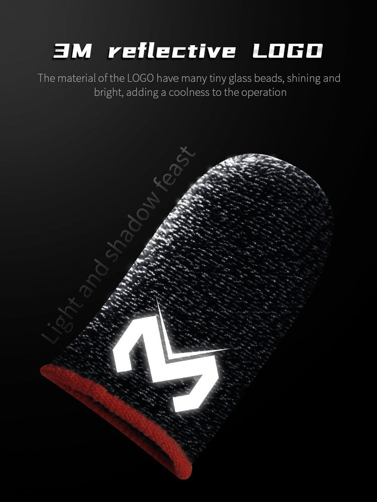 Guantes de dedo a prueba de sudor para juegos de teléfono, funda antideslizante para los dedos, para PUBG, pantalla táctil, acceso práctico, 2 uds.