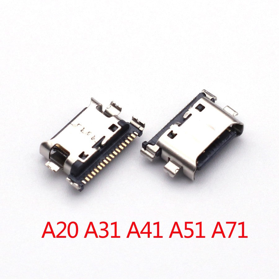 Conector de puerto de carga de 20 piezas para Samsung Galaxy A90 A80 A70 A60 A50 A40 A30 A20 A10 S conector USB para cargador