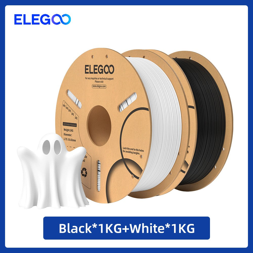 ELEGOO 1kg 1,75mm filamento PLA plástico 3D PLA para impresora 3D Material consumible para impresora 3D NEPTUNE 3 PRO FDM