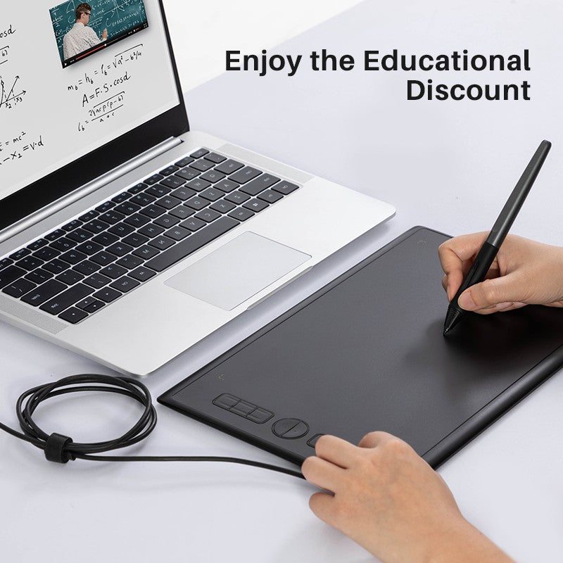 HUION tabletas gráficas H420X H580X H610X tabletas portátiles diseño de dibujo Digital animación tablero de artista Android OS compatible