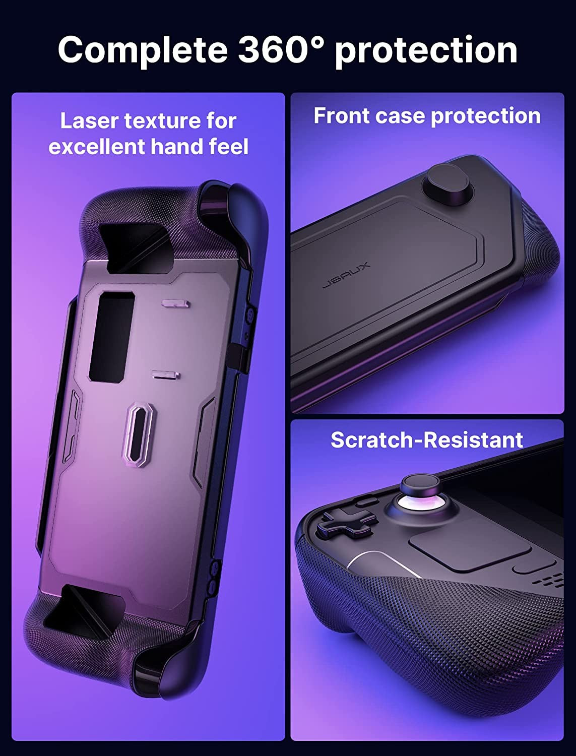ModCase para Steam Deck, Caja Steam Deck con Hoja Adhesiva 3 Piezas para ModCase para Steam Deck PC0104, Accesorios Steam Deck